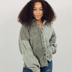 Moss Corduroy Shirt Jacket